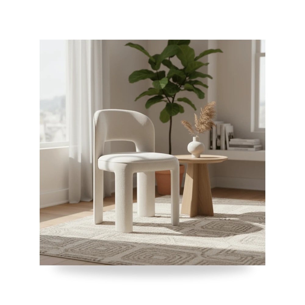 كرسي جلوس بتصميم أنيق - كرسي عاجي OVERLAP Caracole - طراز CLA-425V-282