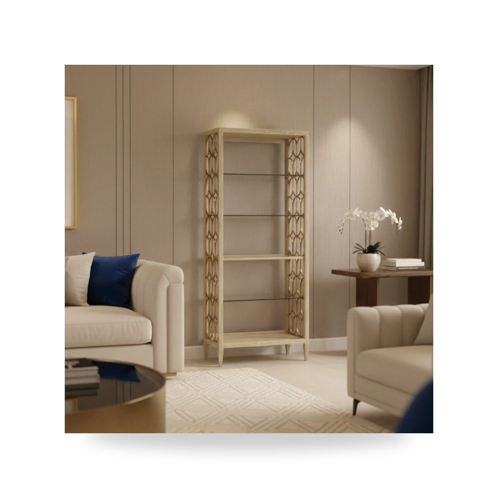 أثاث غرف نوم وأسرّة - Eave II Architectural Etagere Bookcase - من A.R.T. Furniture