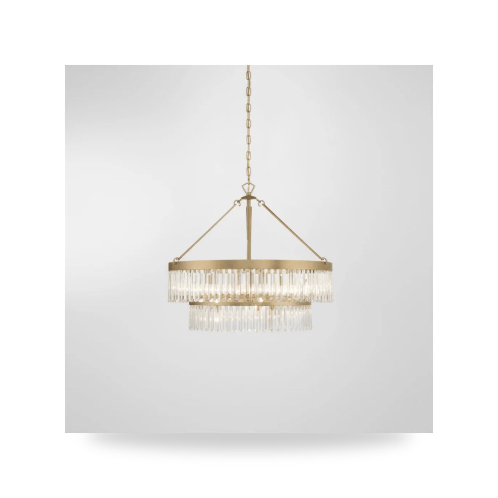 ثريا معلقة فاخرة - Teruel Chandelier - طراز GDD06025-GLA - مقاس 133cm