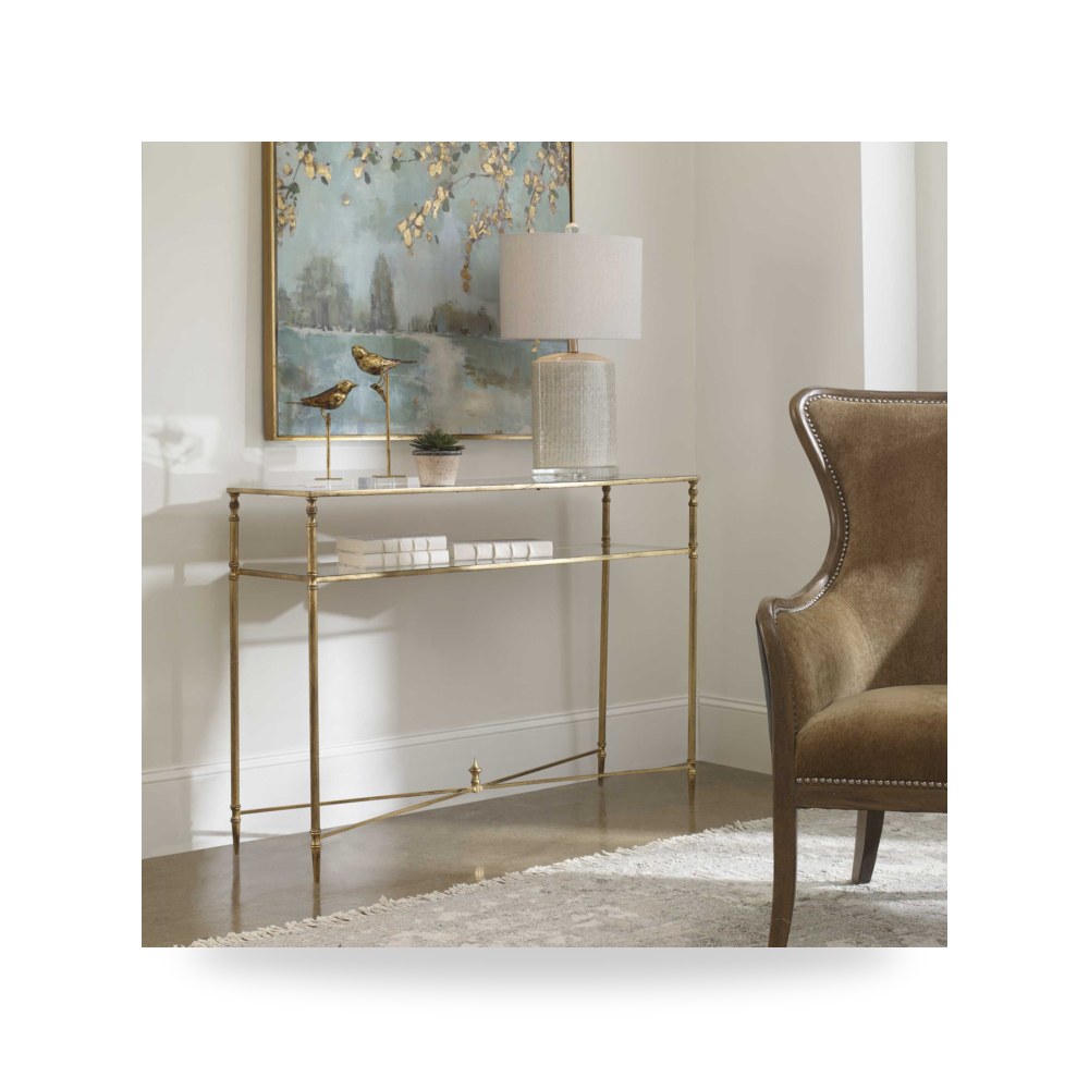 بوفيه كونسول ذهبي أترموست Uttermost موديل 24278 UTT