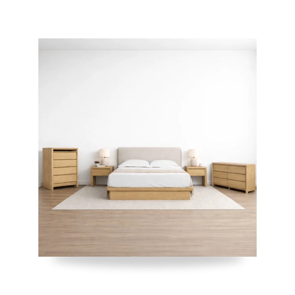 أثاث غرف نوم وأسرّة - طقم غرفة نوم موديل R0291 - طراز R0291-B0002KIT