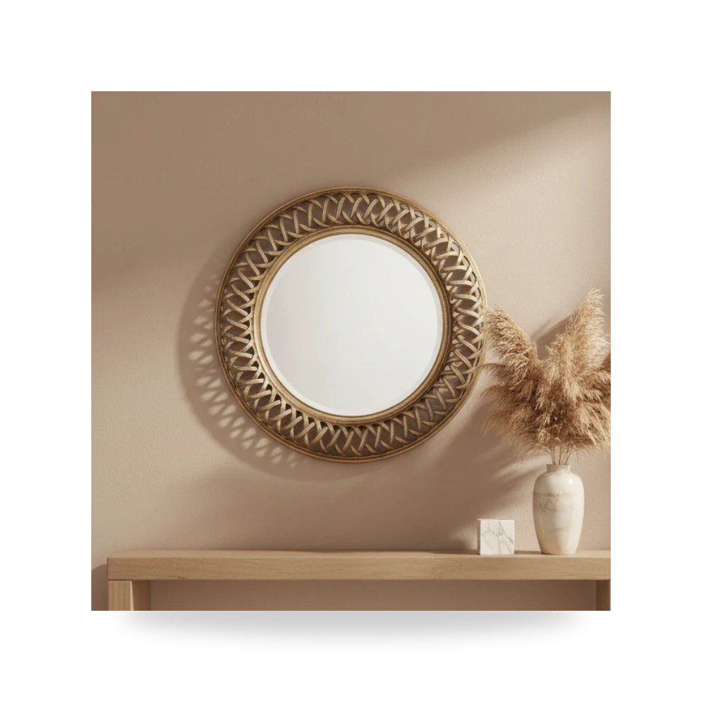 مرآة ديكور Alya Round Uttermost