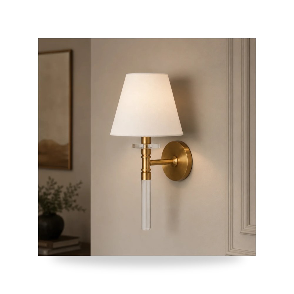 إنارة جدارية ديكور W - SHADE أبيض موديل SA-22141