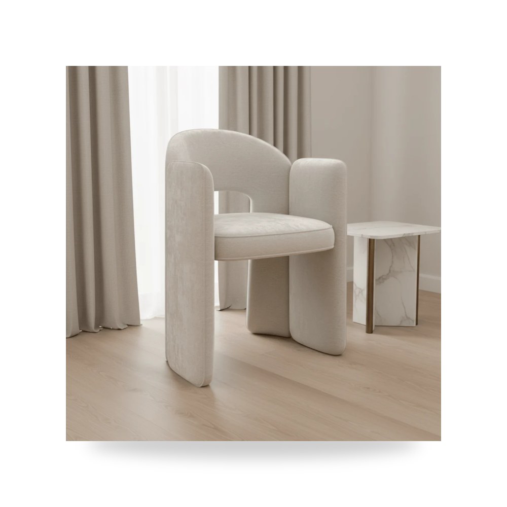 كرسي طعام فاخر - كرسي طعام OVERLAP ARM Caracole - طراز CLA-425V-272