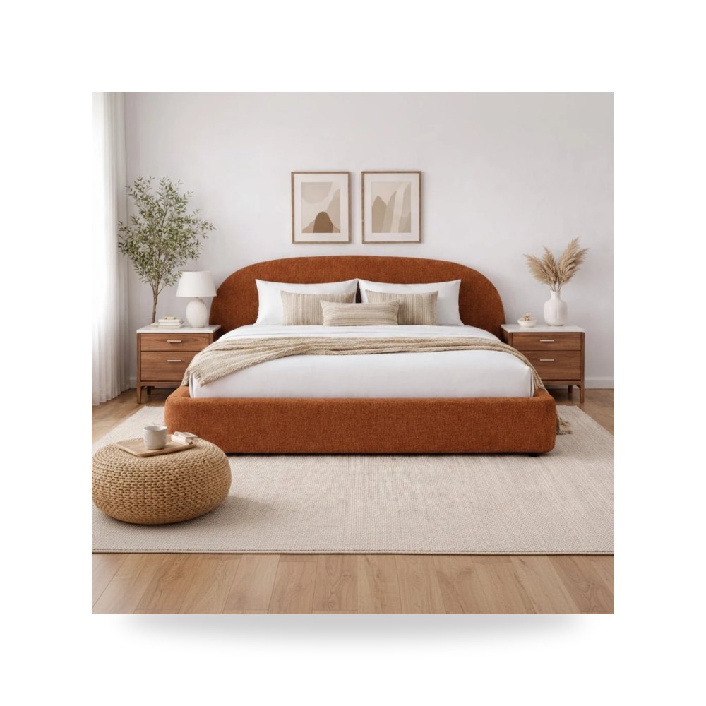سرير نوم فاخر - سرير نوم موديل R1572 B0015 - طراز R1572-B0015-KBED