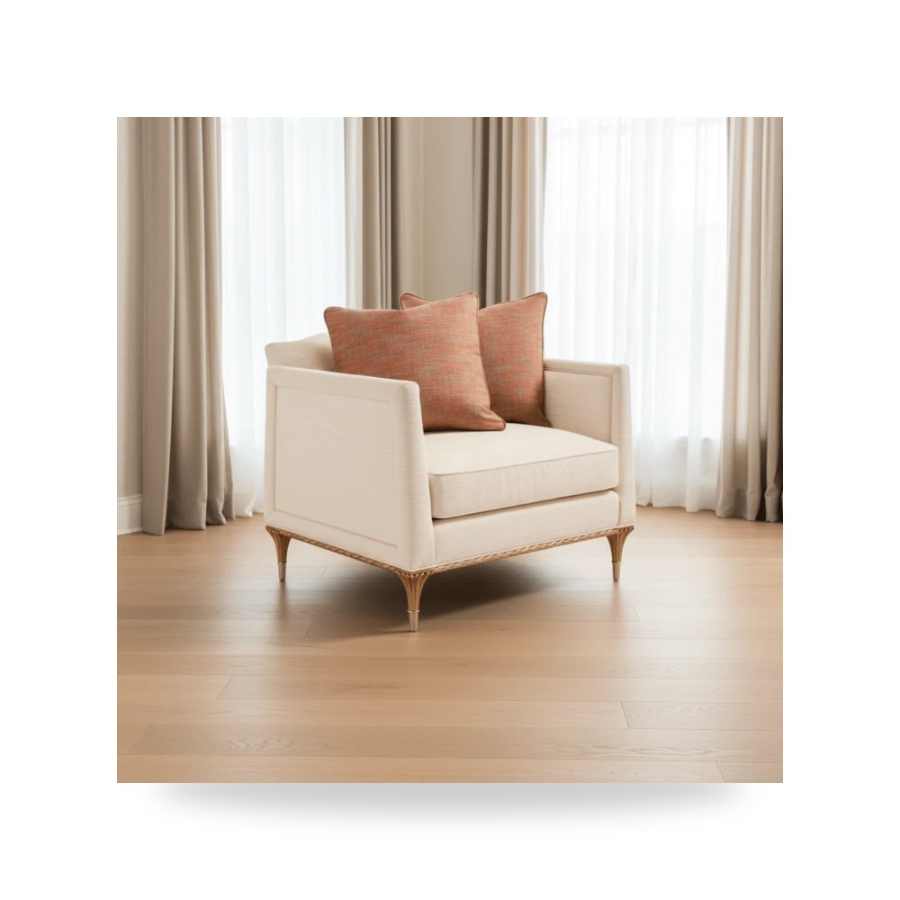 كرسي جلوس بتصميم أنيق - Fontainebleau - Main Chair - من Caracole - طراز C060-419-031-A