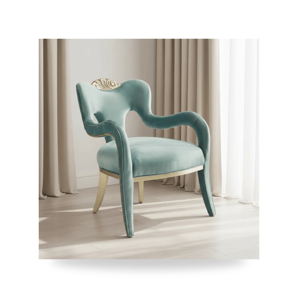 كرسي جلوس بتصميم أنيق - كرسي Fontainebleau Caracole - طراز C060-419-033-A