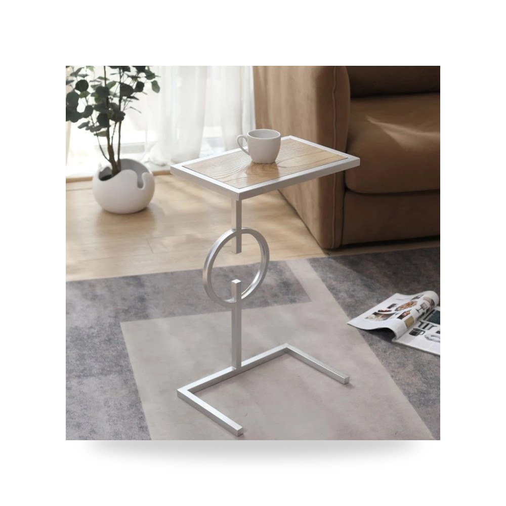 كراسي ومقاعد فاخرة - طاولة فضي Crestview معتمد - طراز CVFZR5297