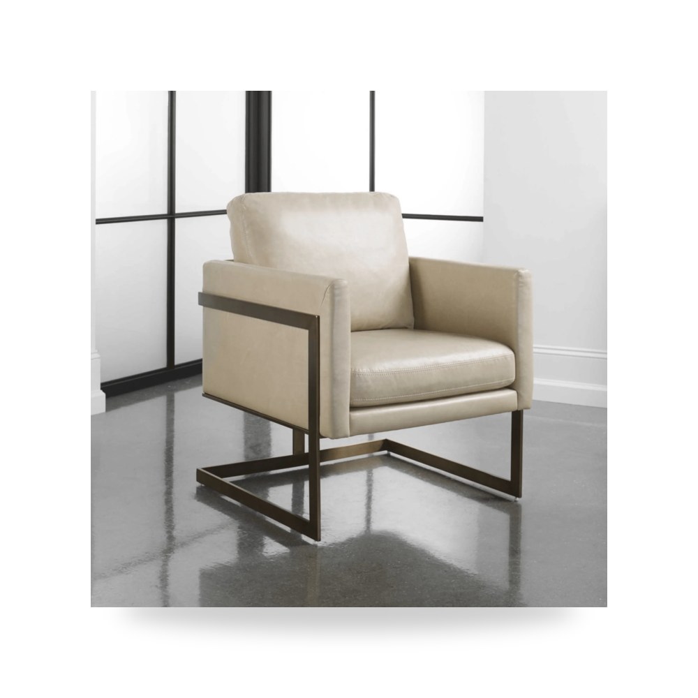 كرسي بذراعين فاخر - Ecru Armchair - طراز C6430