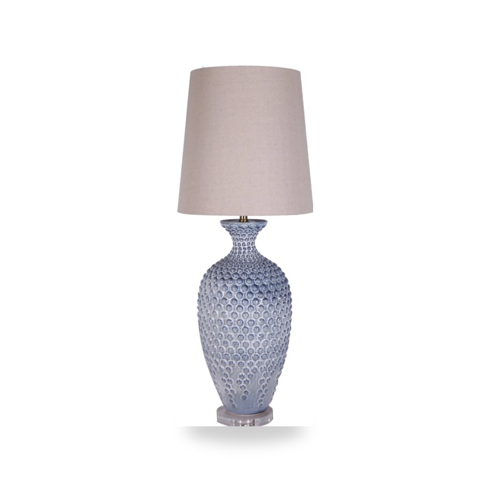 مصباح طاولة سيراميك أبيض URN Sagebrook Home موديل 50969