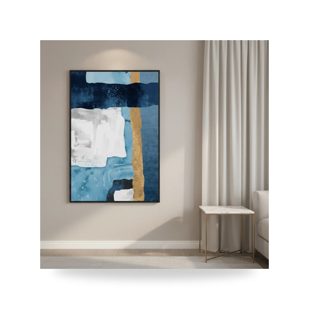 لوحة جدارية فنية مؤطرة فاخرة فاخر روتس للأثاث - موديل Artwork-2T-01