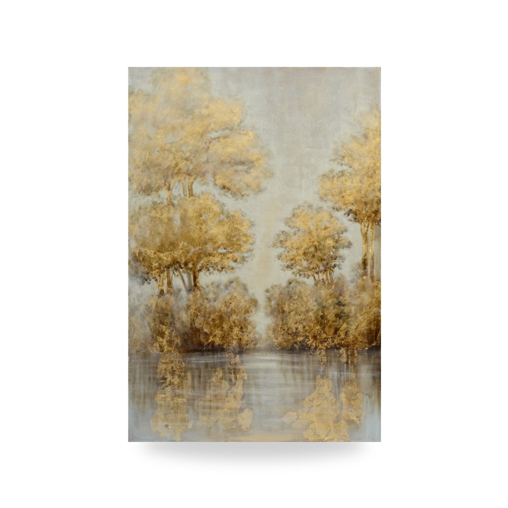 لوحة جدارية فنية Forest ذهبي كريستفيو كولكشن Crestview Collection