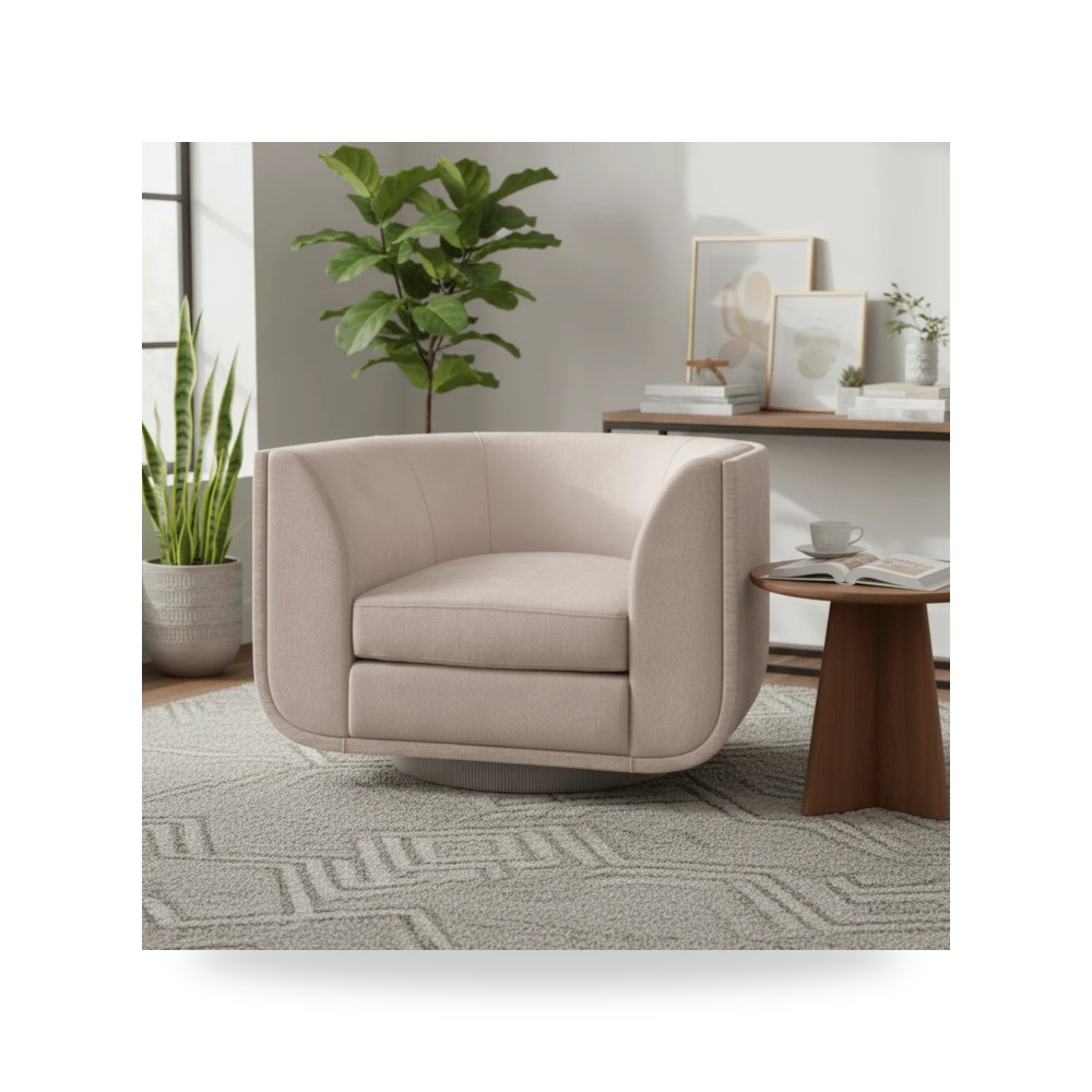 كرسي جلوس بتصميم أنيق - كرسي Caracole Upholstery Clipper - طراز UPH-023-032-A