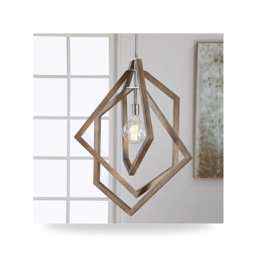 أضواء ديكورية - تعليقة إضاءة Elroy, Lt. Uttermost - طراز 22150-UTT - مقاس 203.2254 cm