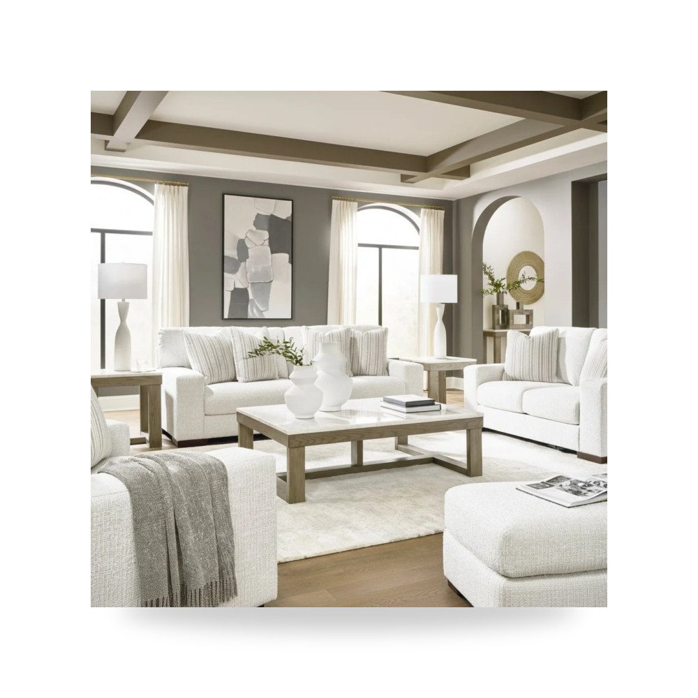 طقم كنب غرفة معيشة آشلي Ashley Furniture موديل 80104 SofaSet موديل