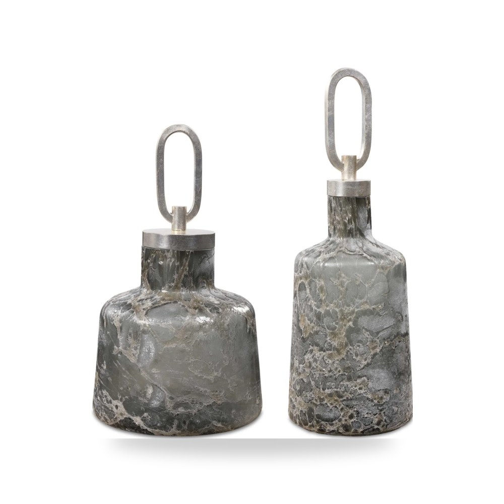 قارورة زجاجية ديكور Storm Art Glass , S - 2 Uttermost