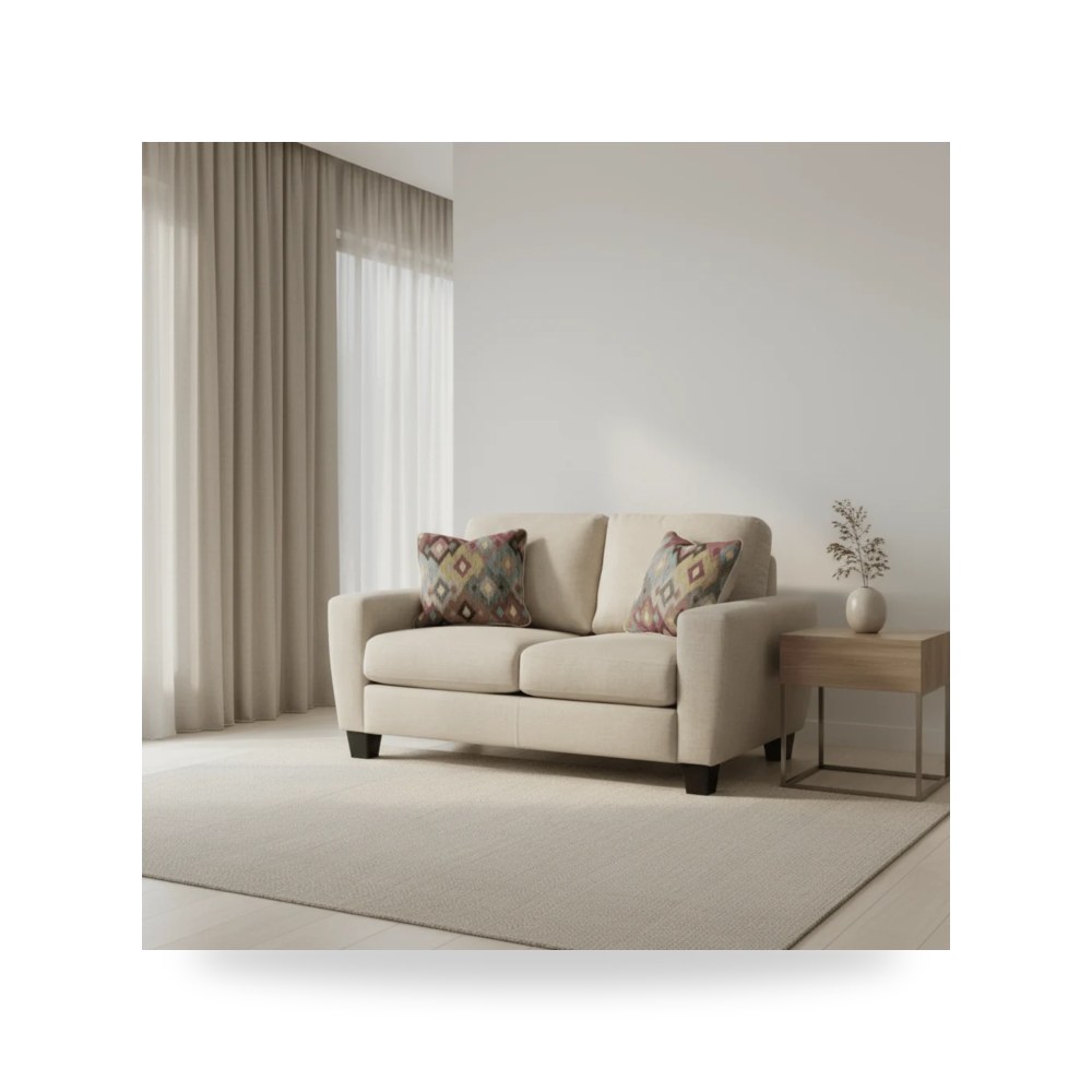 كراسي ومقاعد فاخرة - أريكة مقعدين Siena - طراز WR0802-008635