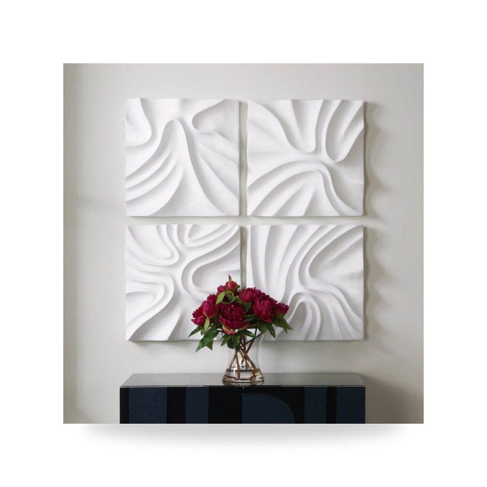 مرآة ديكور جدارية ديكور جداري أبيض Uttermost موديل 4368 UTT