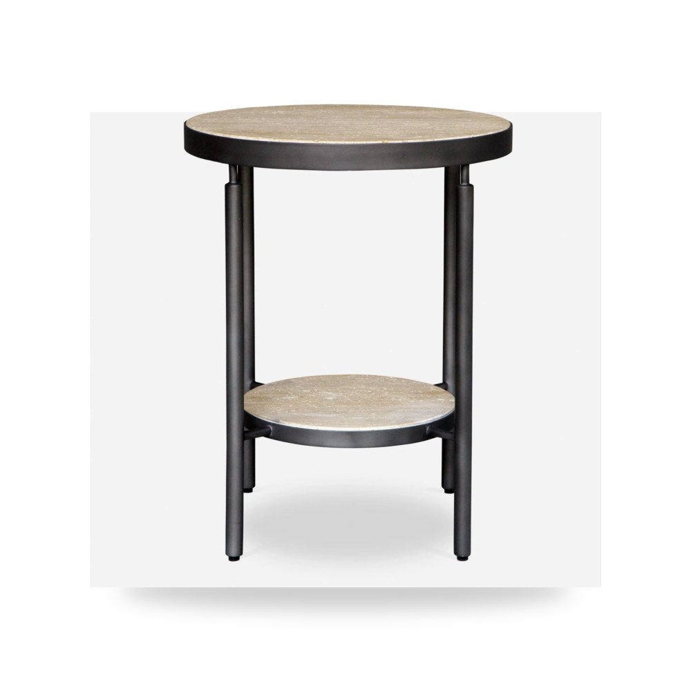 طاولة جانبية أترموست Uttermost Dauntless Travertine
