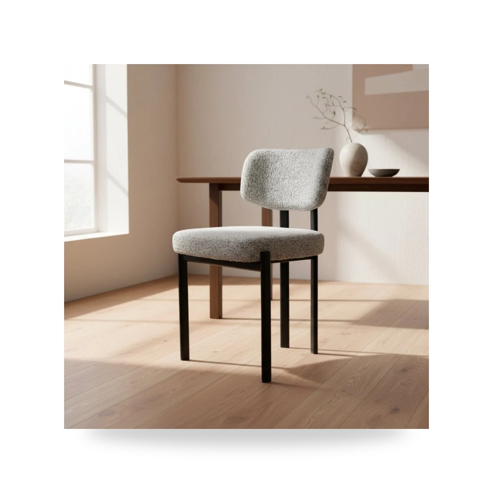 كرسي جلوس بتصميم أنيق - Midnight Oak Dining Side Chair