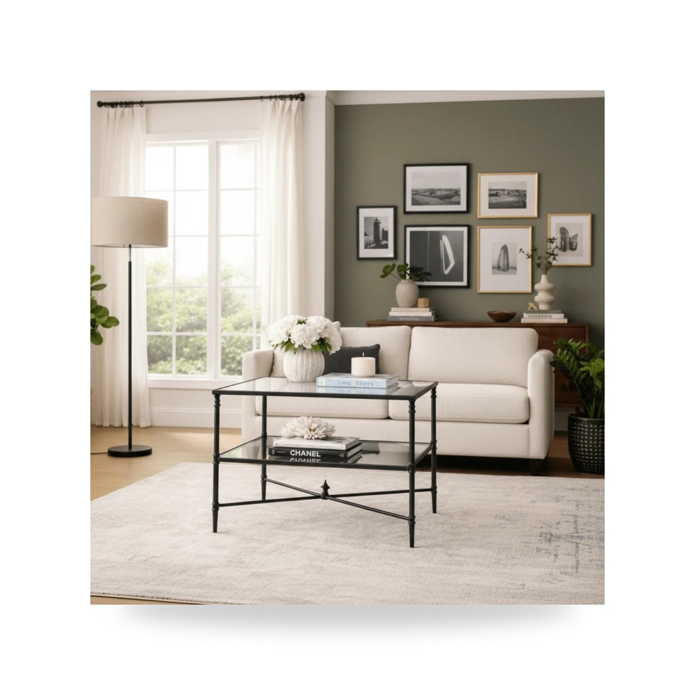 طاولة قهوة أسود أترموست Uttermost موديل 26120B N UTT