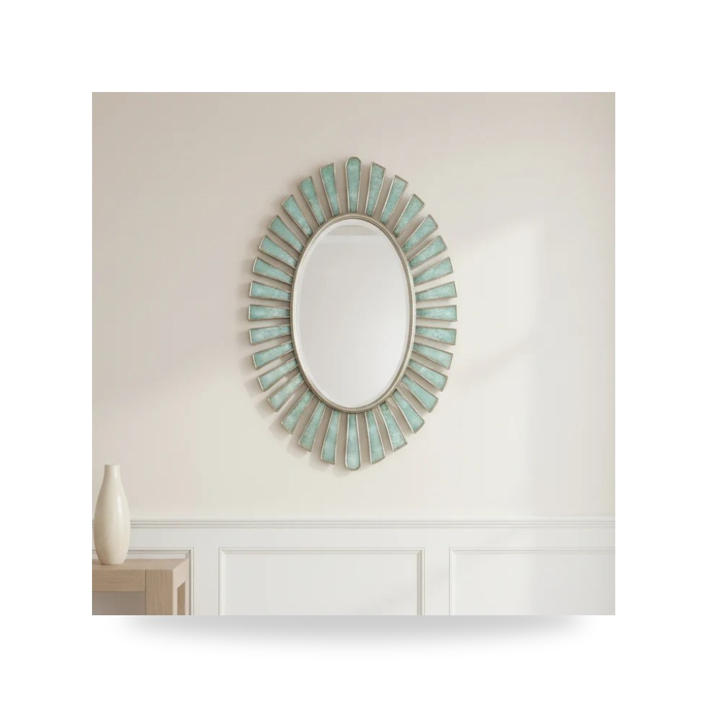 مرآة جدارية ديكور Morvoren Oval Uttermost