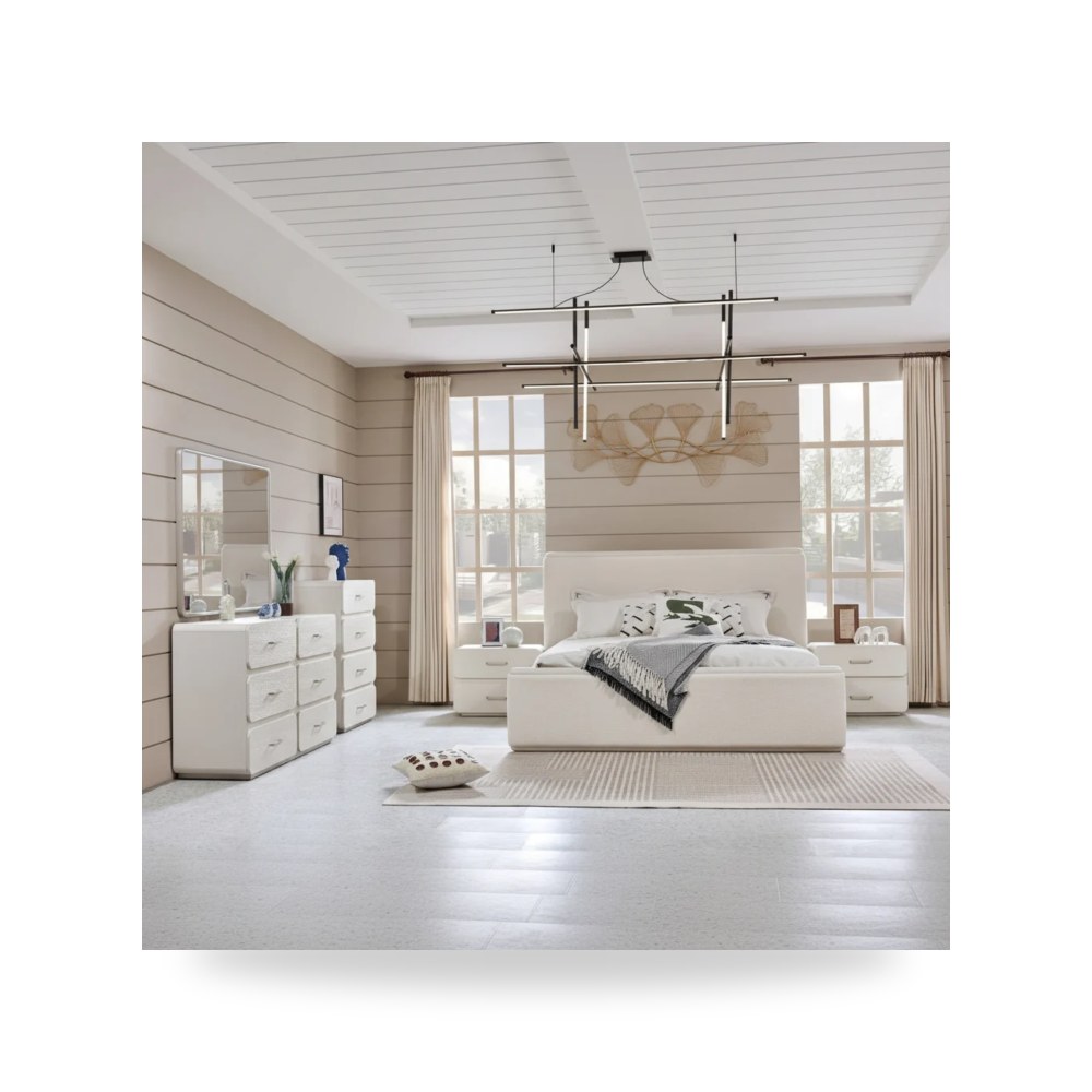 أثاث غرف نوم وأسرّة - طقم غرفة نوم موديل RF 1574 - طراز RF-1574-B920-SET