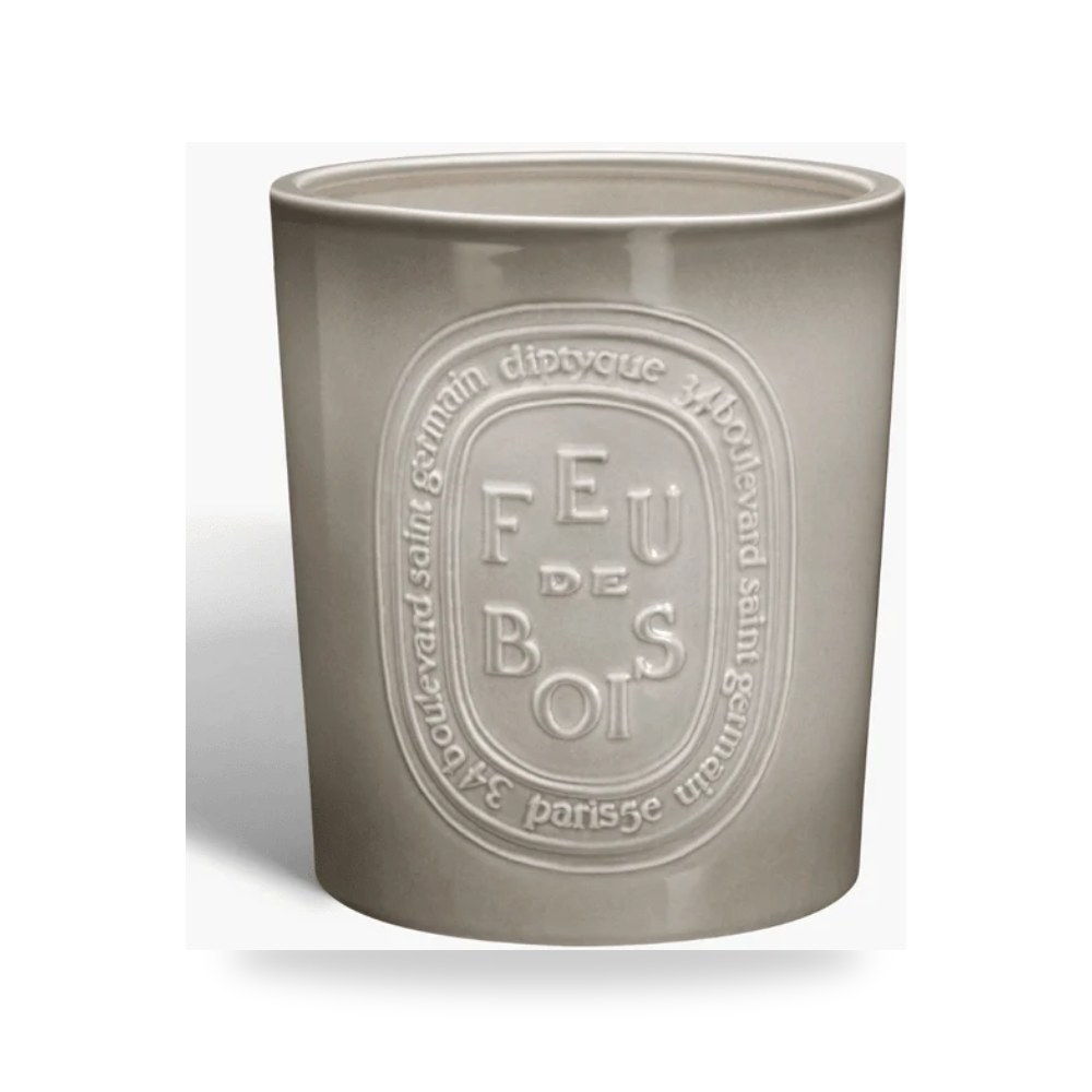 شمعة معطرة عملاقة فو دو بوا ديبتيك باريس Diptyque Feu de Bois سعة 1500 جم