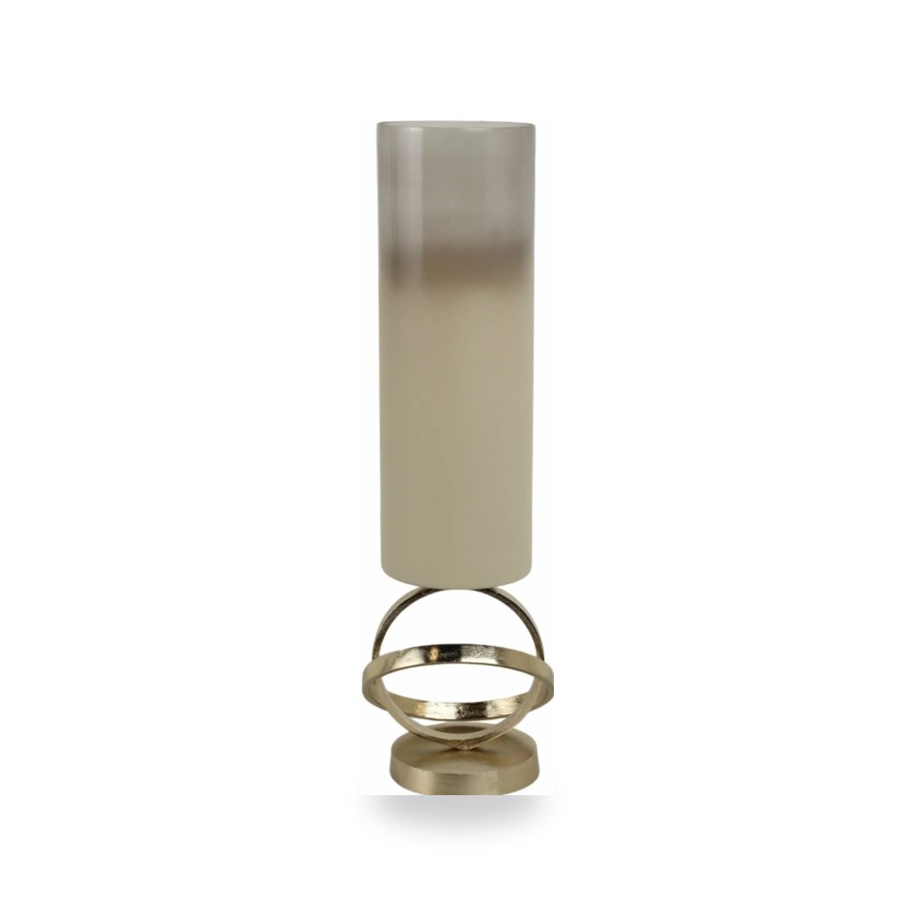 زجاج أبيض GLASS, 18, HURRICANE W - SPHERE BASE, Sagebrook Home