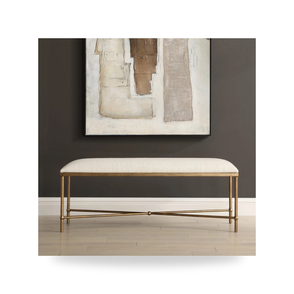 مقعد بنش جلوس منجد فاخر أترموست (Uttermost)