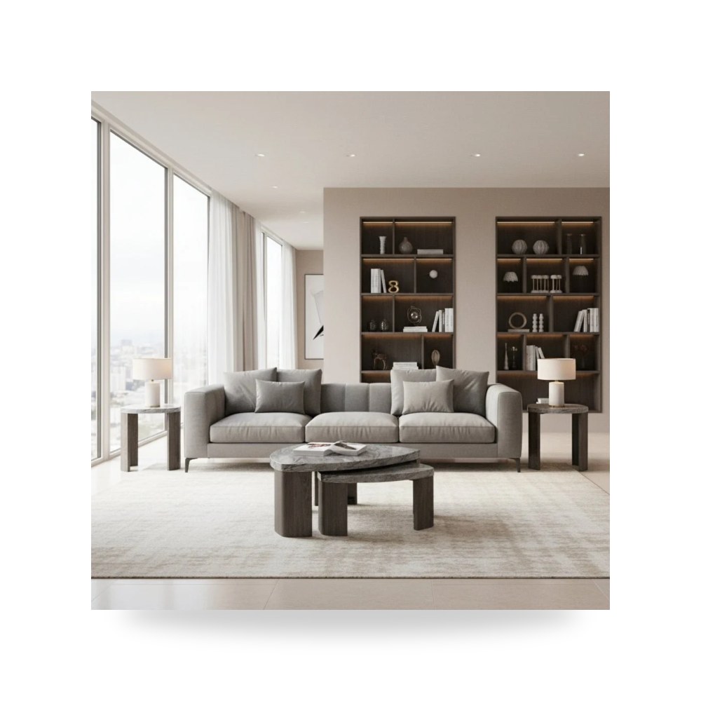 طقم طاولات آشلي Ashley Furniture موديل T600 Set موديل T600-Set