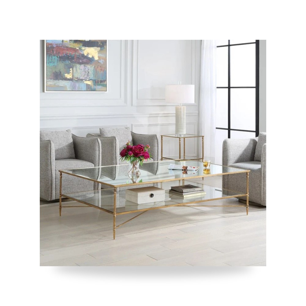 طاولة قهوة ذهبي أترموست Uttermost موديل 24292 UTT