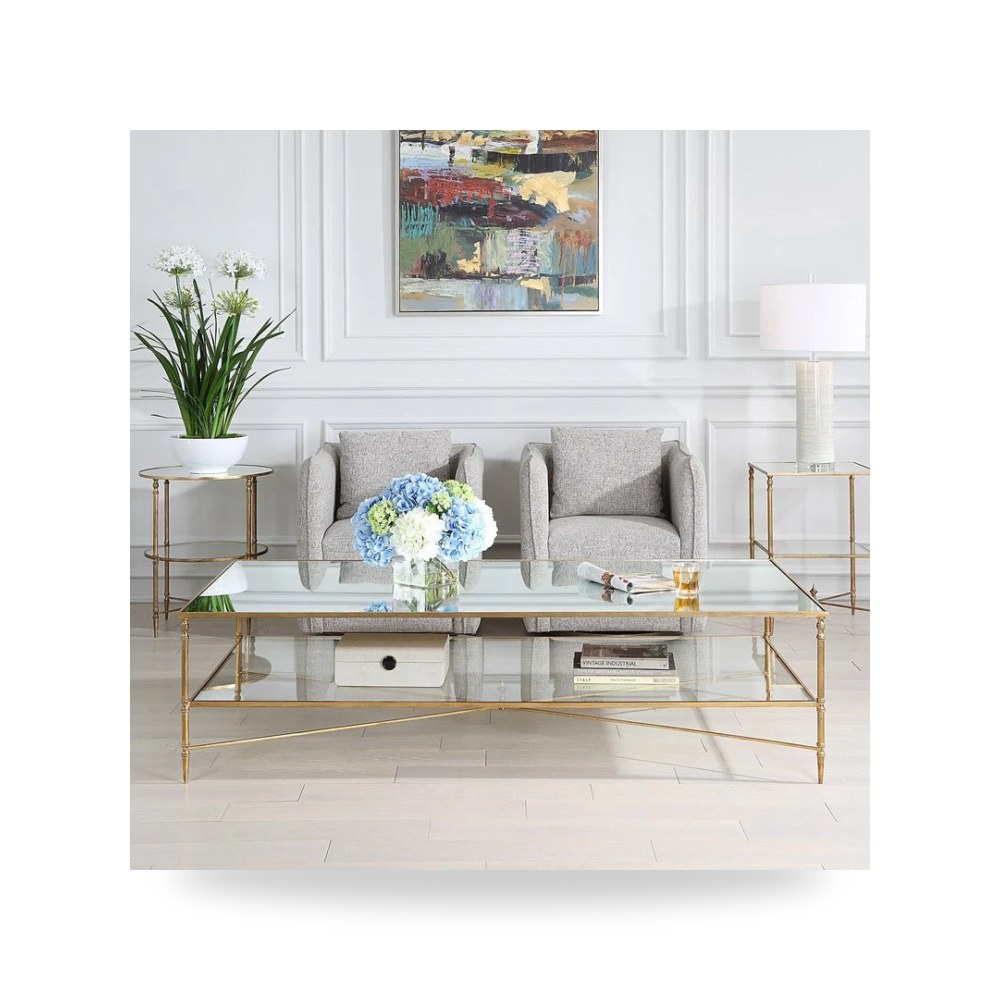 طاولة قهوة ذهبي أترموست Uttermost موديل 24293 UTT