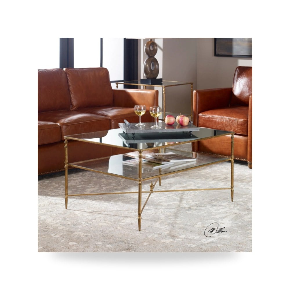 طاولة قهوة ذهبي أترموست Uttermost موديل 24276 UTT