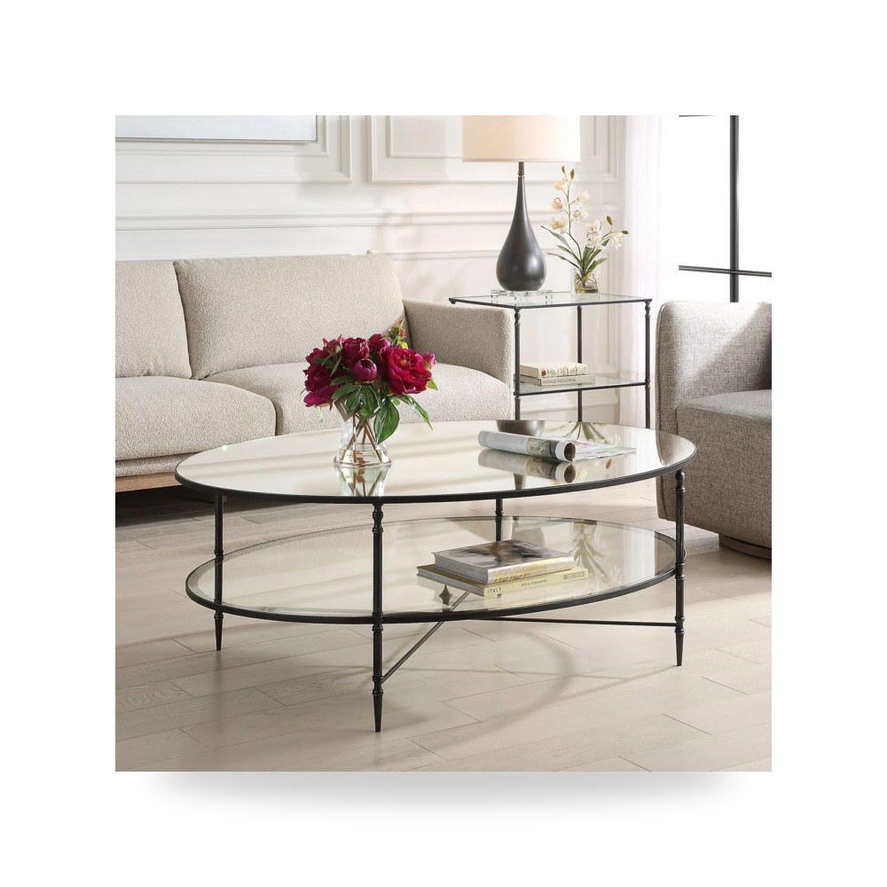 طاولة قهوة أسود Henzler Oval من أترموست Uttermost