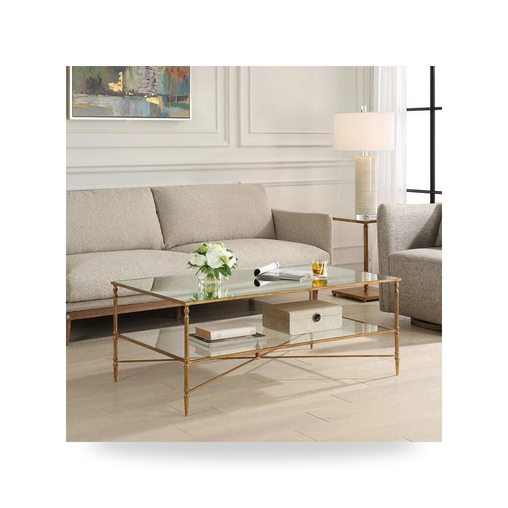 طاولة قهوة ذهبي أترموست Uttermost موديل 24290 UTT