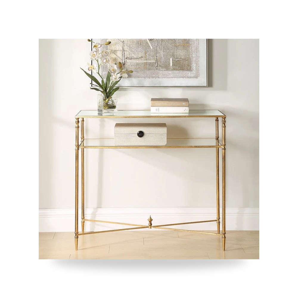 بوفيه كونسول ذهبي أترموست Uttermost موديل 24284 UTT