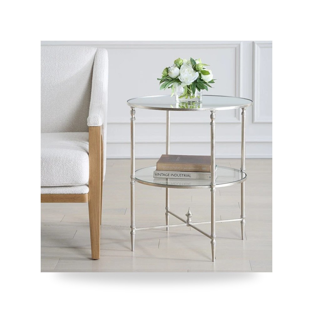 طاولة جانبية فضي أترموست Uttermost موديل 24297 SL UTT