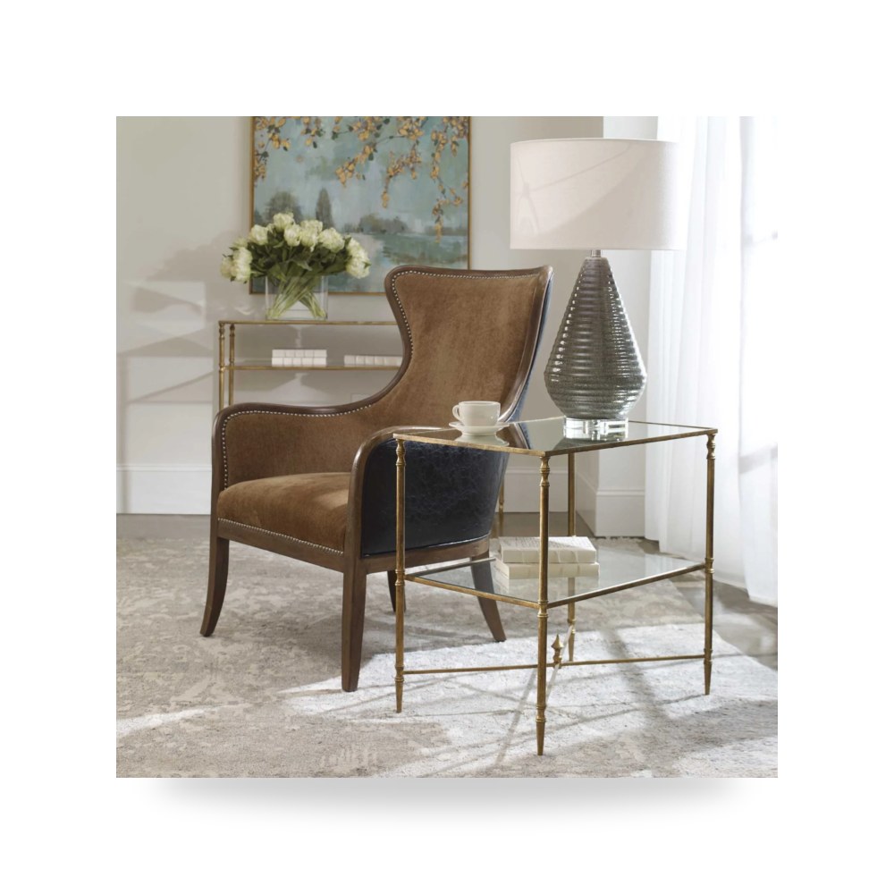 طاولة جانبية ذهبي أترموست Uttermost موديل 26120 UTT