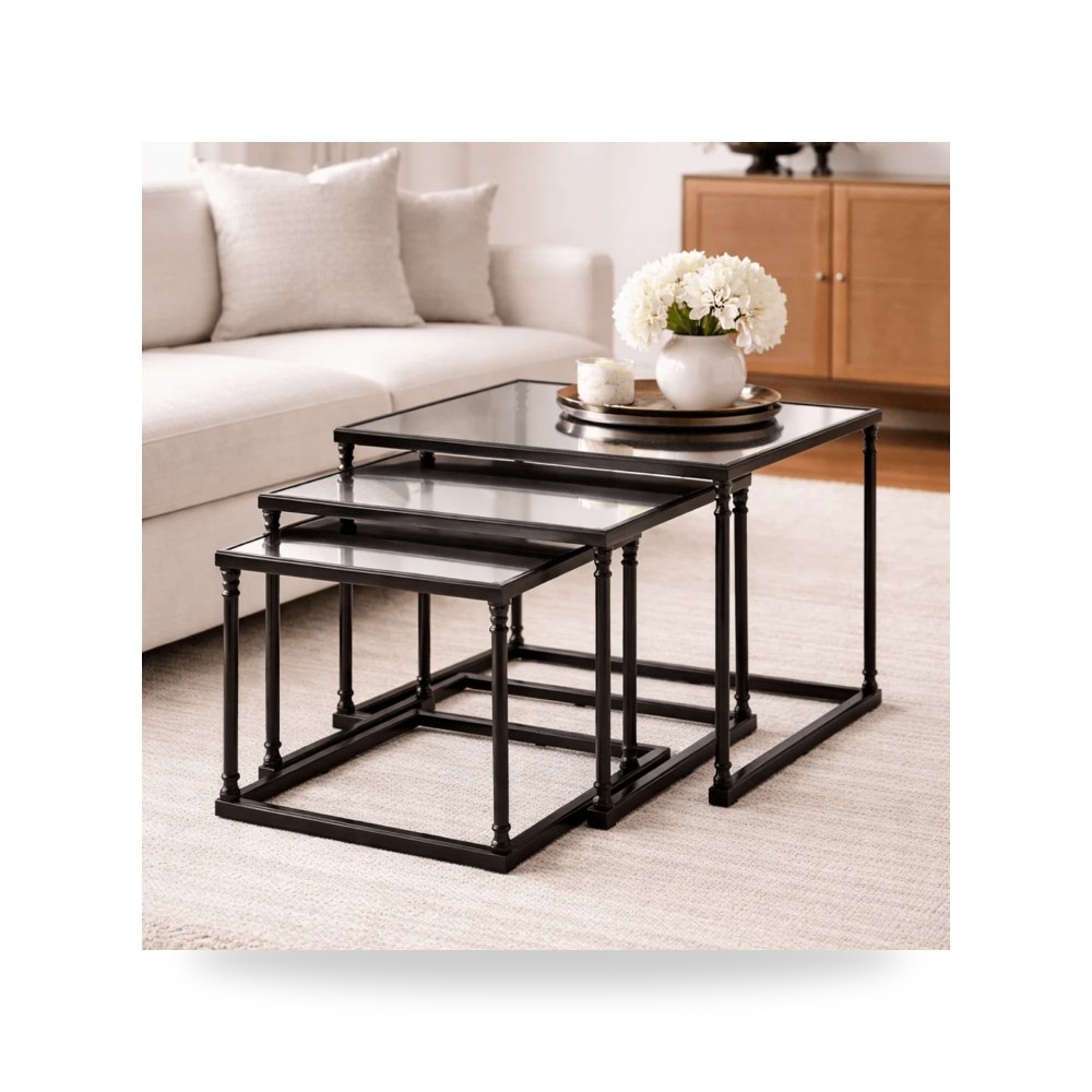 مرآة أسود Henzler من أترموست Uttermost
