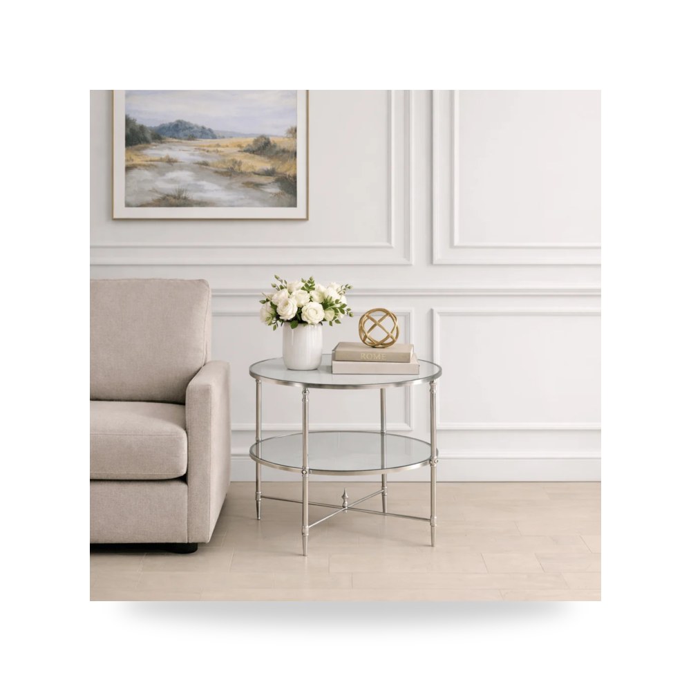 طاولة جانبية فضي أترموست Uttermost موديل 24279B SL