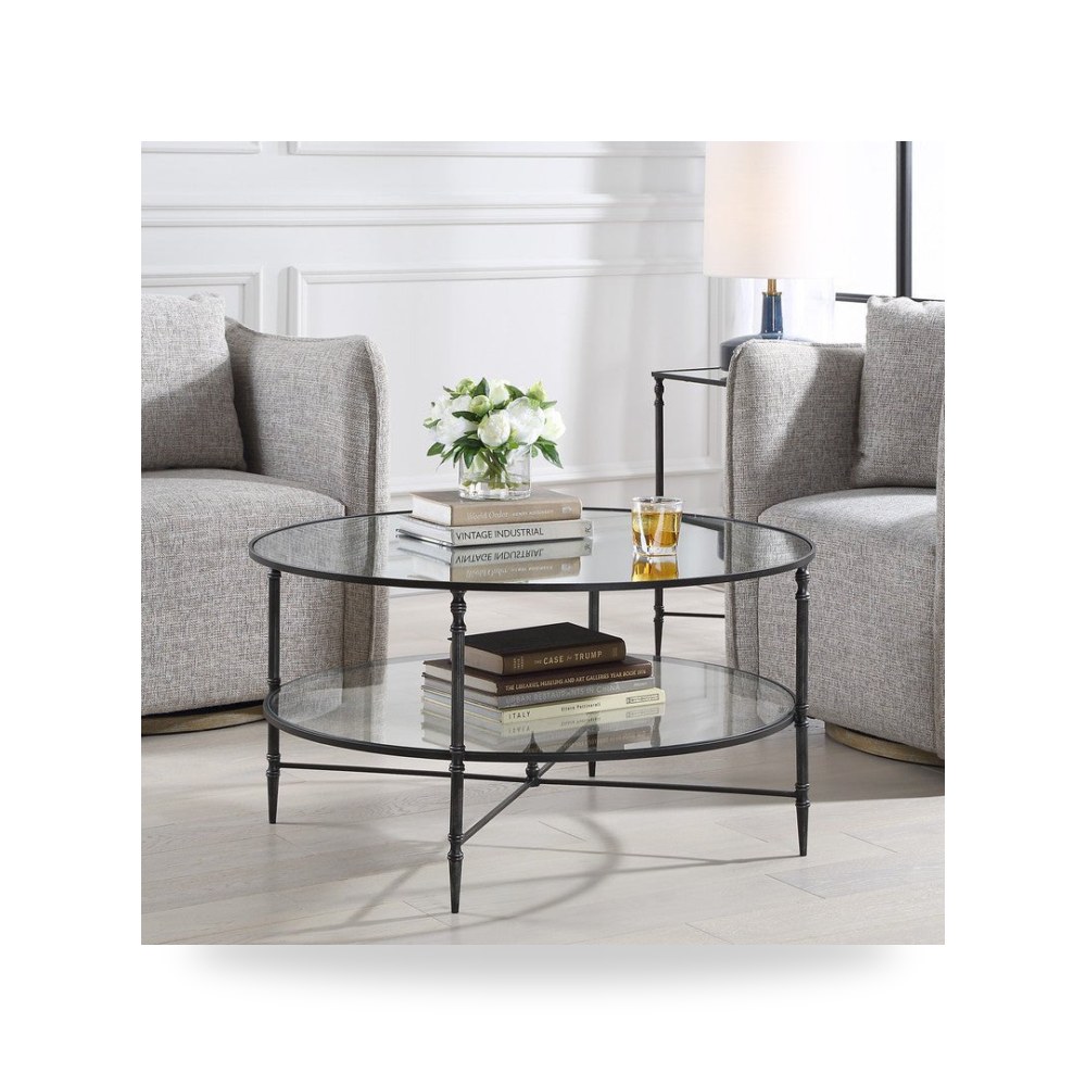 طاولة قهوة أسود أترموست Uttermost موديل 24298 N UTT