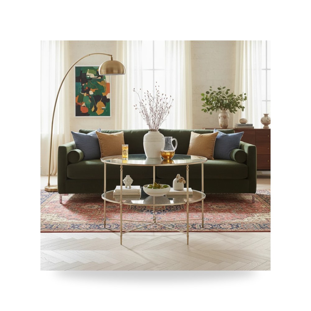 طاولة قهوة فضي أترموست Uttermost موديل 24303 SL utt موديل 24303-SL-utt