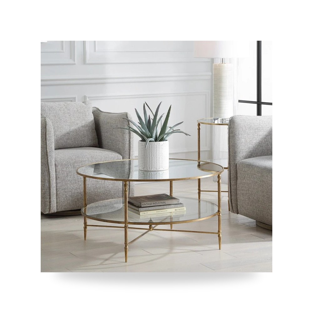 طاولة قهوة ذهبي أترموست Uttermost موديل 24298 UTT