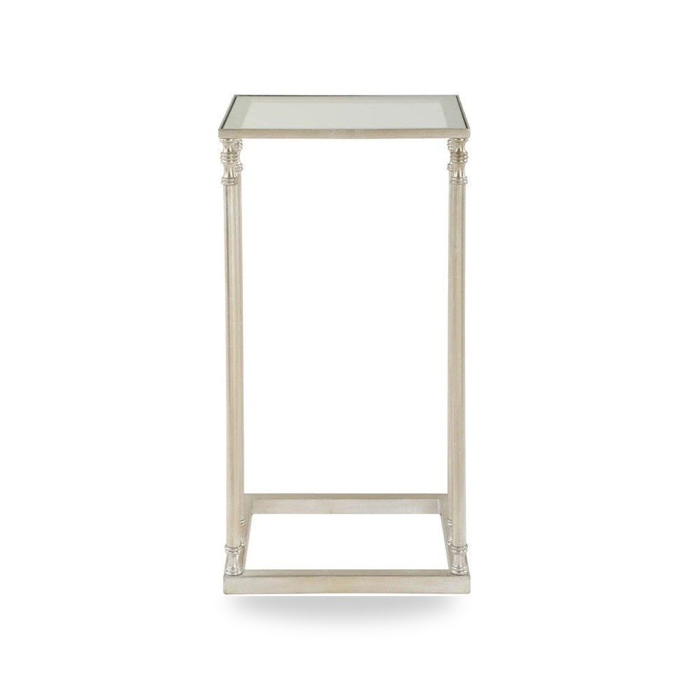 طاولة زجاج فضي Henzler Rectangle من أترموست Uttermost