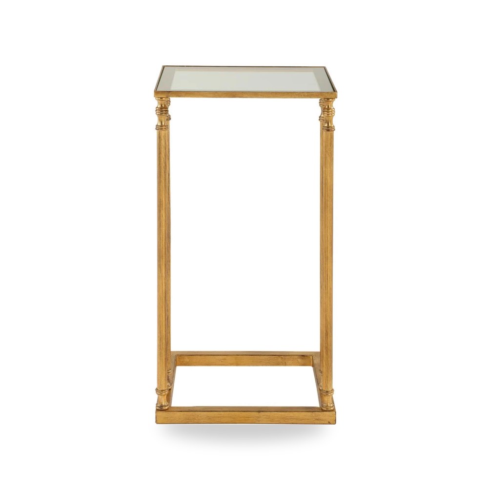 طاولة زجاج ذهبي Henzler Rectangle من أترموست Uttermost