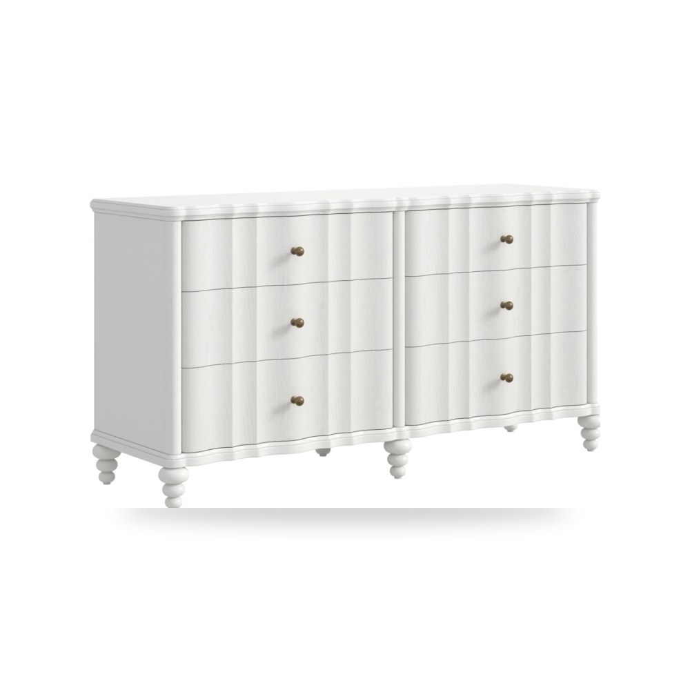 وحدة أدراج وكومودينة غرف نوم - تسريحة دريسر أبيض A.R.T. Furniture - طراز 339130-2367