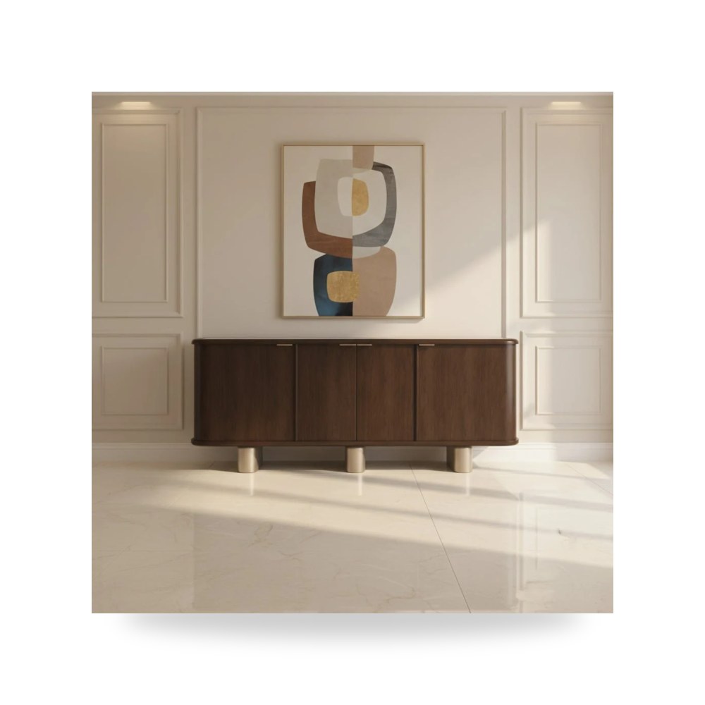 بوفيه كونسول أحمر A.R.T. Furniture موديل