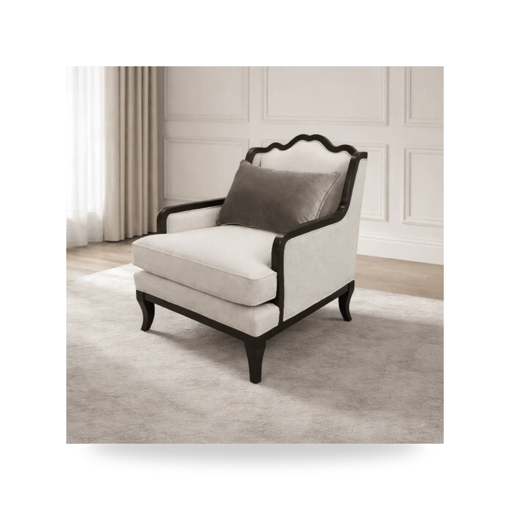 كرسي جلوس بتصميم أنيق - كرسي عاجي Assemblage A.R.T. Furniture - طراز 754503-5336AA