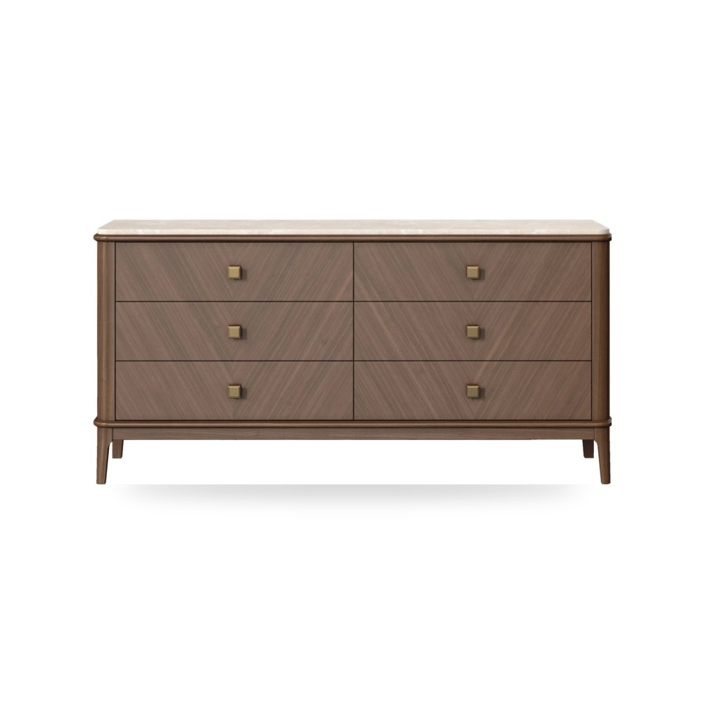 تسريحة دريسر لغرفة النوم مع أدراج فاخر الرقيب للأثاث (Al Rugaib Furniture)